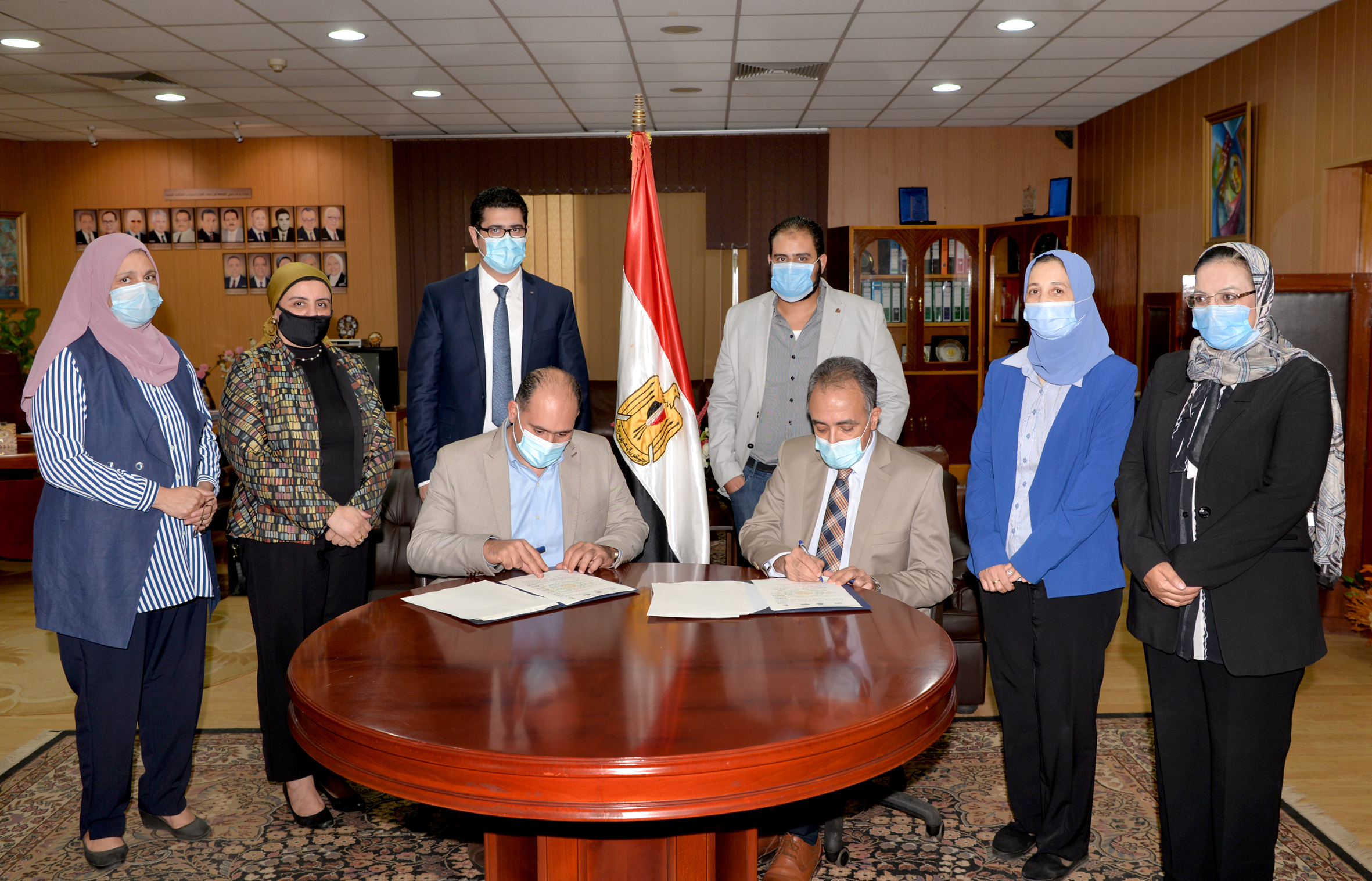 Mansoura University signs a cooperation protocol with "GOETHE-INSTITUT KAIRO" to teach the German language