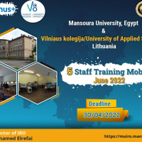5 Staff Training Mobility to Vilniaus kolegija - University of Applied Sciences- Lithuania